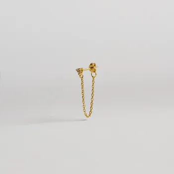 Náušnice Sparkle Chain Stud náušnice 1ks