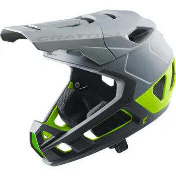 Cyklistická přilba Přilba Cratoni Interceptor 2.0 Grey-Lime Matt 2024, S-M (54-58 cm)