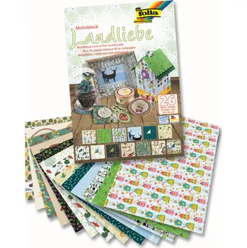 Papír pro tiskárny Papír na scrapbooking A4 270g/m2 26ks Landliebe