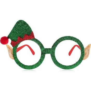 Party dekorace Vánoční party brýle elf s čepičkou