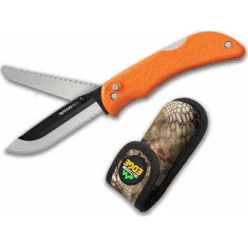 lovecký nůž Outdoorový nůž Outdoor Edge RazorPro S 35 Oranžový blistr