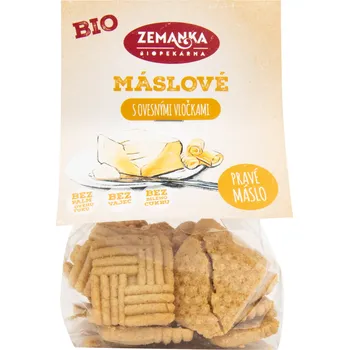 Sušenky máslové s ovesnými vločkami 100 g BIO ZEMANKA