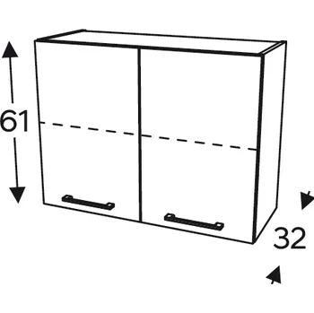 Kuchyňská skříňka Kuchyňská skříňka Mono M W60/61