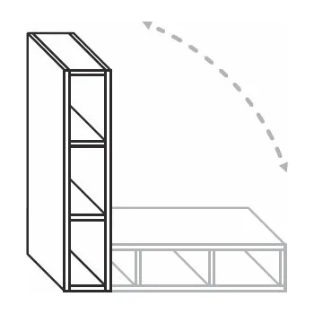 Kuchyňská skříňka Kuchyňská police Mono M WB15UNI18/71