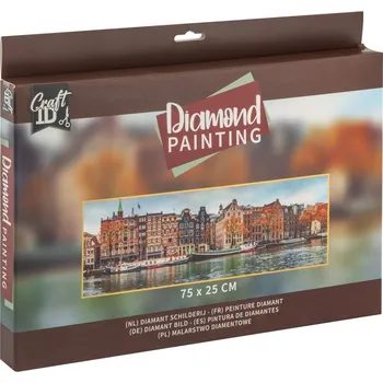 Puzzle CRAFT ID Diamantové malování Amsterdam 75x25cm