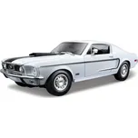 Maisto - 1968 Ford Mustang GT Cobra Jet, bílá, 1:18 - expresní doprava
