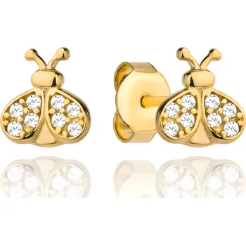 Hodinky Kolczyki Bonore ze złota próby 585 z cyrkonią 137702