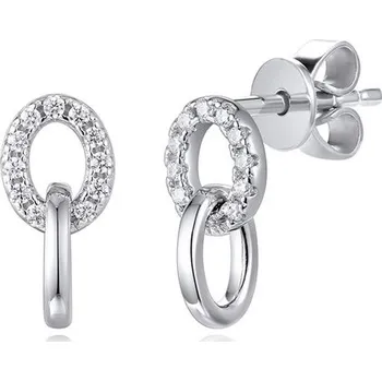 Náušnice Náušnice SILEVRINO se zirkony 8744-1