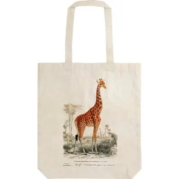 Batoh Skona Ting Bavlněná taška přes rameno Šoperka STBAG 15 Žirafa bezbarvá