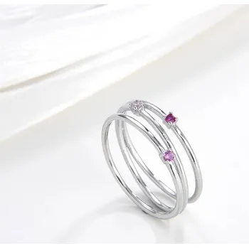 Prsten Prsten SILVERINO se zirkony 3574-60