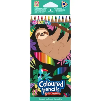 Kresba COLORINO pastelky trojhranné Wildkid, 12ks