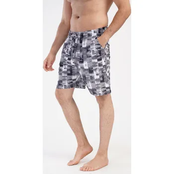 Pánské pyžamo Vienetta MAN Pánské pyžamové šortky Petr Barva: Modrá - tmavě, Velikost: XL