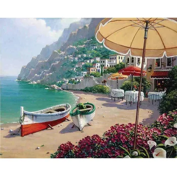 Malování podle čísel Nábřeží