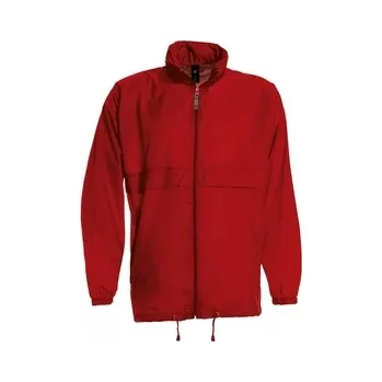 Pánská větrovka Pánská větrovka B&C Sirocco - červená, L