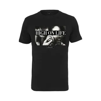 Pánské tričko Triko Mister Tee High On Life - černé, XL
