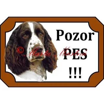 Cedulka špringršpaněl hnědý - Bez samolepicí vrstvy