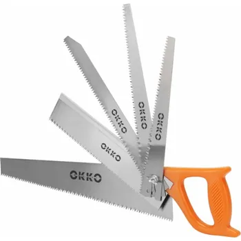Ruční pilka Pila na dřevo s 5dílným kotoučem OKKO