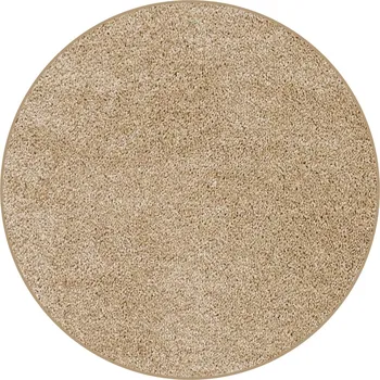 Koberec Kusový koberec Velur Ultra béžový kruh, 200x200 (průměr) kruh, béžová, ložnice, AladinWorld Expres - 1 rok na vrácení + DOPRAVA ZDARMA k Vám i zpět