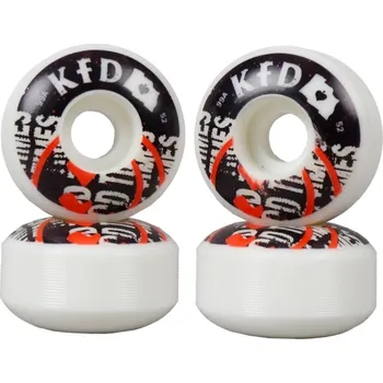 Skateboard Kolečka pro skateboard KFD DIY | 52x33mm | sada 4ks | RED
