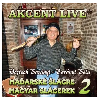 DVD film Akcent Live: Maďarské šlágre / Magyar slágerek 2 - Akcent Live