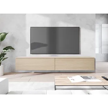 Televizní stolek TV stolek Dlone 180, Barva: dub gaja / dub gaja lamely, Osvětlení: bez osvětlení MIRJAN 5903211316746