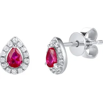 Náušnice Náušnice SILEVRINO se zirkony 7296CZR-1