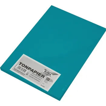 Barevný papír Barevný papír A4 130g/m2 100ks tmavě modrá tyrkysová