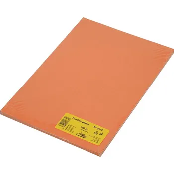 Barevný papír Barevný papír A3 80g/m2 100ks oranžový