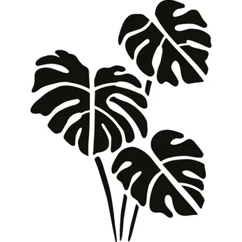 Šablona monstera, 15 x 20 cm, plast
