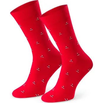 Dámské ponožky Ponožky Steven 056 Barva: Červená, Velikost: 45-47