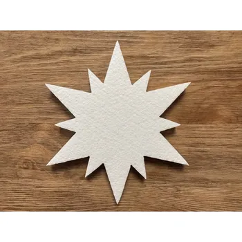 Vánoční dekorace Polystyrenová hvězda