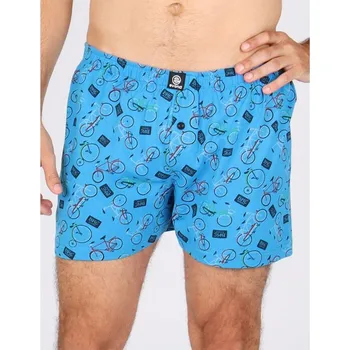 Boxerky Pánské trenky modré P Hunter Evona (Trenky volnějšího střihu)