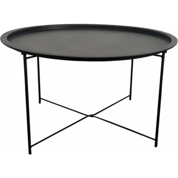 Konferenční stolek Konferenční stolek Domoletti Feline, černý, 75 x 75 x 42,3 cm