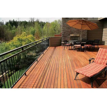 Terasové prkno Terasová prkna ČEREVENÉ CUMARU 21 × 145 × 2700 mm | jemně rýh. / hladká | FSC®