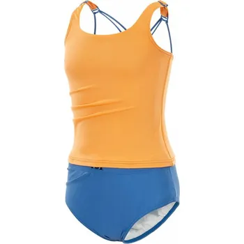 Dívčí plavky Kes-Vir Dívčí dvoudílné plavky TANKINI na inkontinenci (oranžové) Velikost: 116 (5 - 6 roky)