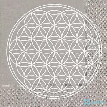 Papírový ubrousek Ubrousky Flower of Life 33 x 33 cm 20 ks