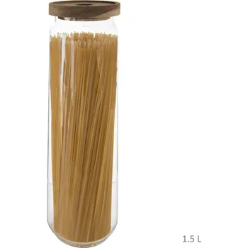 Dóza na potraviny Orion Dóza na potraviny, skleněná, s akátovým víkem BOROSIL, 1,5L