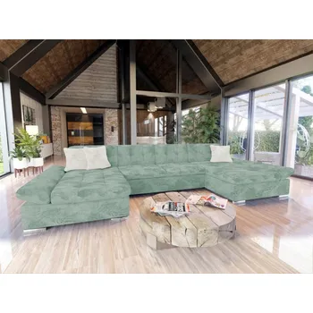 Sedací souprava Rohová rozkládací pohovka Agata Premium, Potah: Sorriso 08 + Sorriso 08 + Sorriso 06 MIRJAN 5903211380532