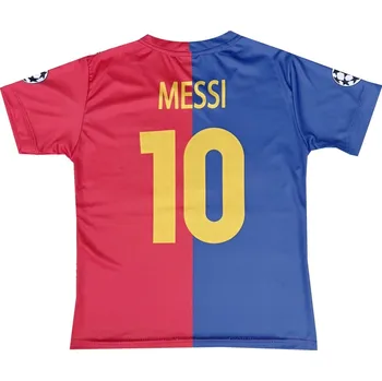 Fotbal Numberoplus Dětský fotbalový dres tričko FC Barcelona Domácí Retro - Messi Velikost: 13 let (vel.152)