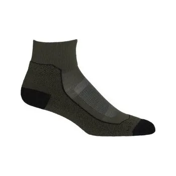 Pánské oblečení Icebreaker Hike+ Light Mini Men LODEN/BLK/GRITSTONE HTHR zelená XL