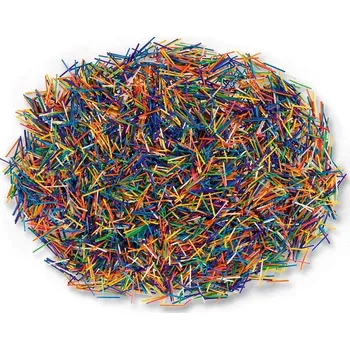 Sirky dřevěné bez hlaviček 500ks barevné