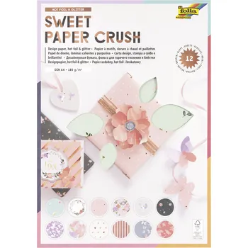 Papír pro tiskárny Papír na scrapbooking v bloku A4 165g/m2 12ls Sweet paper crush