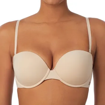 Podprsenka DKNY - Smooth essentials podprsenka vyztužená s odepínacími ramínky cashmere 85D DK7749