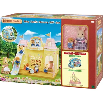 Sylvanian Families 5670 Mateřská školka s autobusem 5317 a s hřištěm 5319