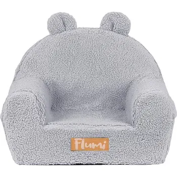 Křeslo Flumi dětské křesílko Boucle šedé
