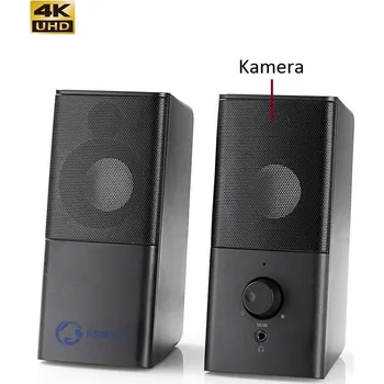 Zabezpečení domácnosti WiFi kamera skrytá v PC reproduktorech, Velikost paměti 128Gb
