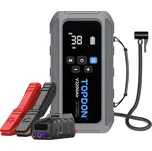 TOPDON Car Jump Starter JumpSurge V2200air Barva: Šedá | baterie 12000 mAh | 2200A | USB-A | USB-C | DC Jack | LED svítilna | tlak v pneumatikách
