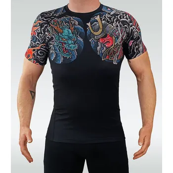 Potápěčské vybavení Rashguard pánský Ground Game Bushido 3.0 černý XL