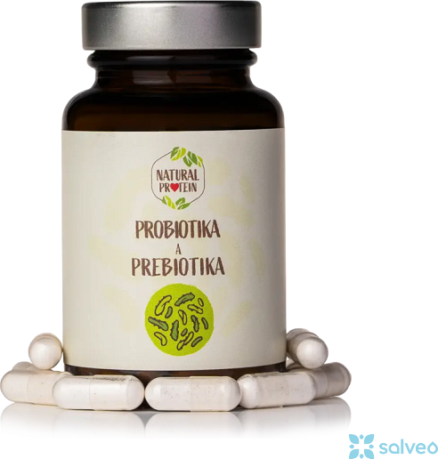 Probiotika a prebiotika NaturalProtein 60 kapslí