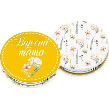 Kosmetické zrcátko Nekupto Kapesní zrcátko Báječná máma V.I.P.